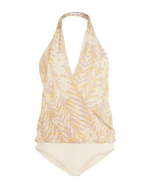 Patrizia Pepe White Bodysuit Polyester