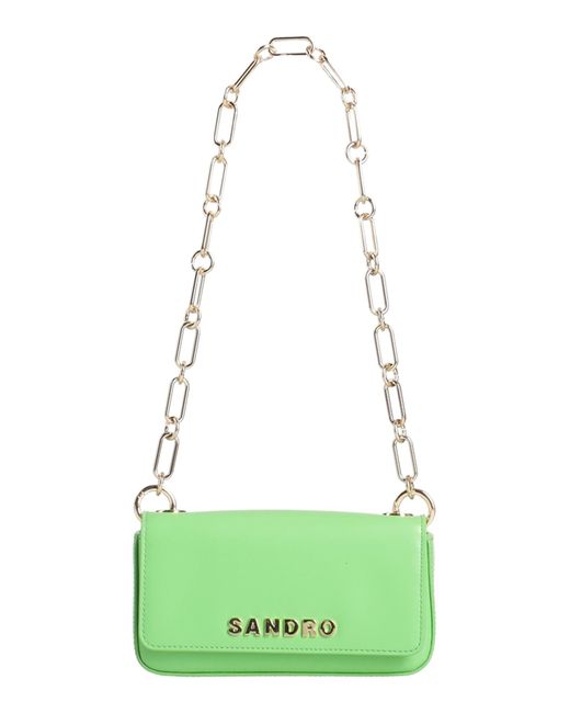 Sandro Green Handbag