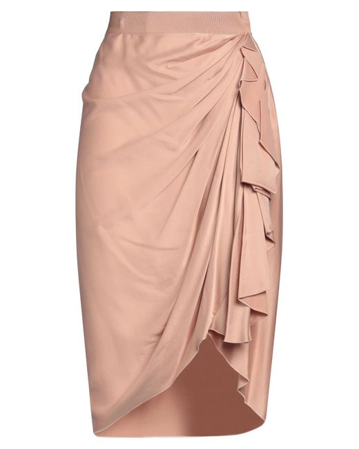 Elisabetta Franchi Pink Midi-Rock
