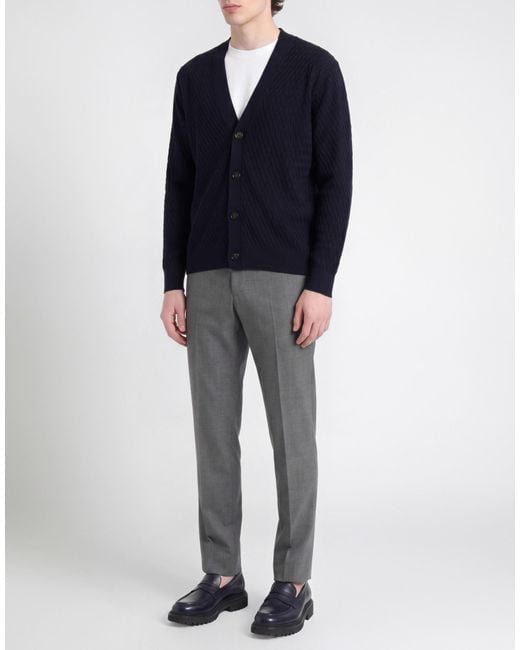 Paolo Pecora Blue Cardigan for men