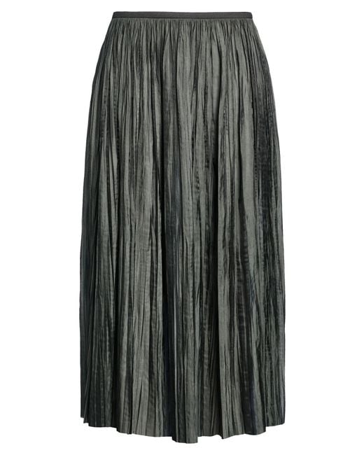 Roberto Collina Gray Midi Skirt