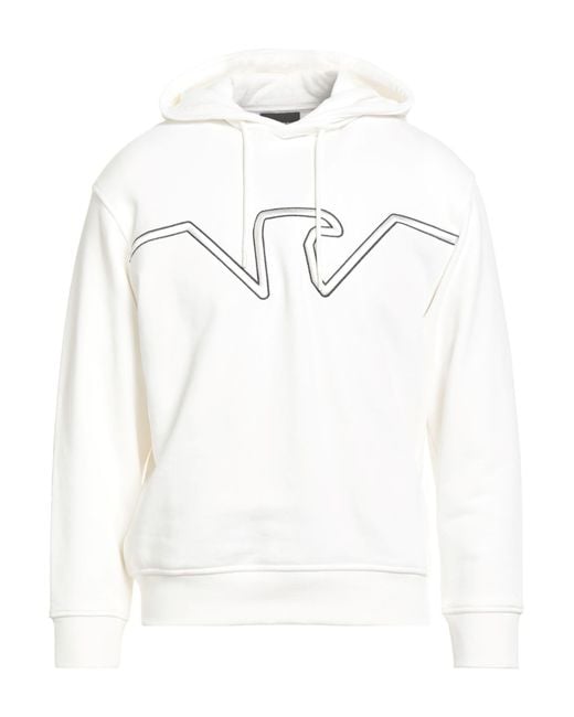 Emporio Armani White Sweatshirt Cotton for men