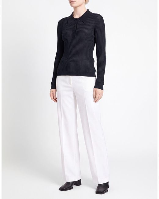 Officine Generale Blue Sweater Viscose