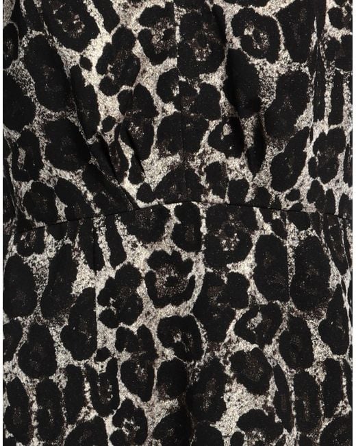 Clips Black Midi Dress Cotton, Polyamide, Polyester, Elastane