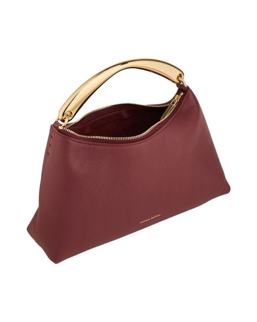 Mansur Gavriel Red Rhea -- Burgundy Handbag Leather
