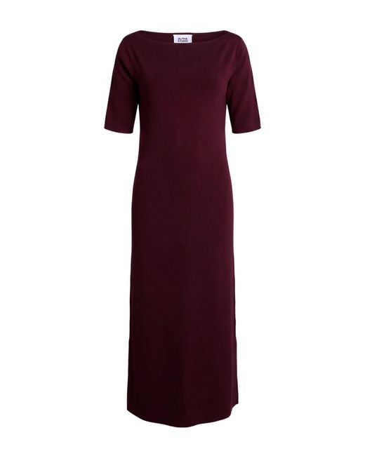 Alpha Studio Purple Midi Dress