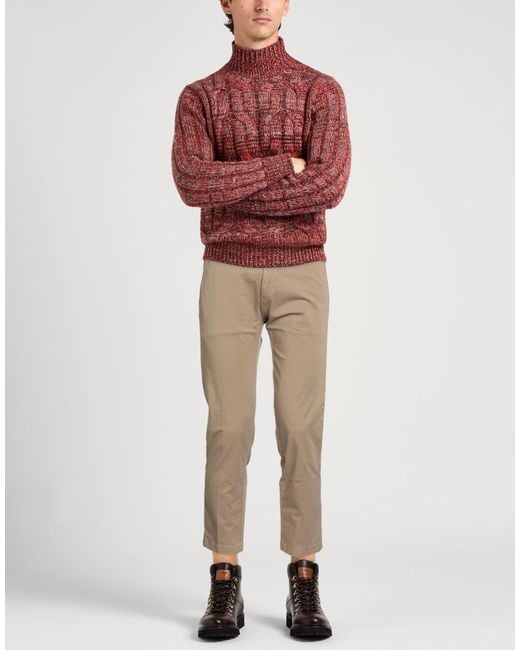 Roy Rogers Natural Sand Pants Cotton, Elastane for men