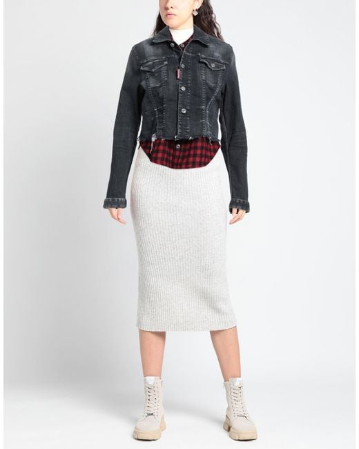 DSquared² Blue Denim Outerwear
