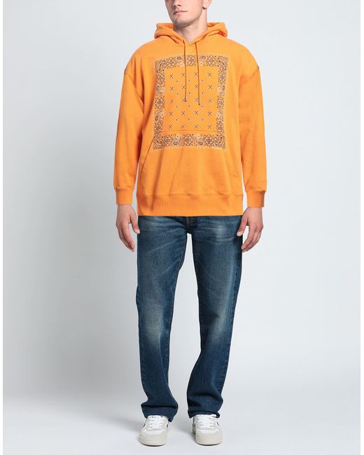 KENZO Orange Sweatshirt for men