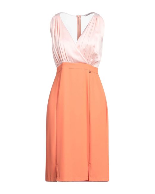 LE SARTE DEL SOLE Pink Midi-Kleid
