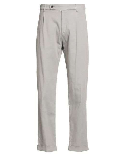 Berwich Gray Vissuto Pants Cotton, Lyocell, Elastane for men