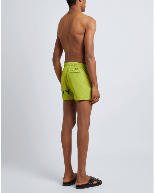 Givenchy Green Swim Trunks for men