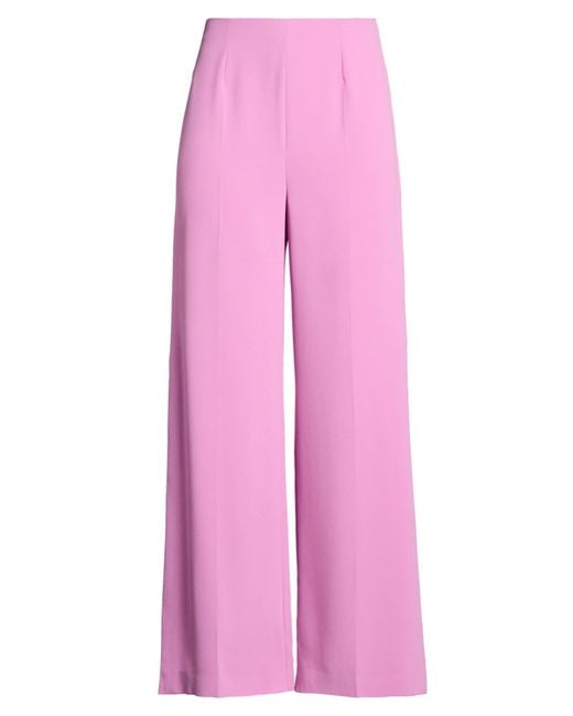 Marella Pink Pants Polyester
