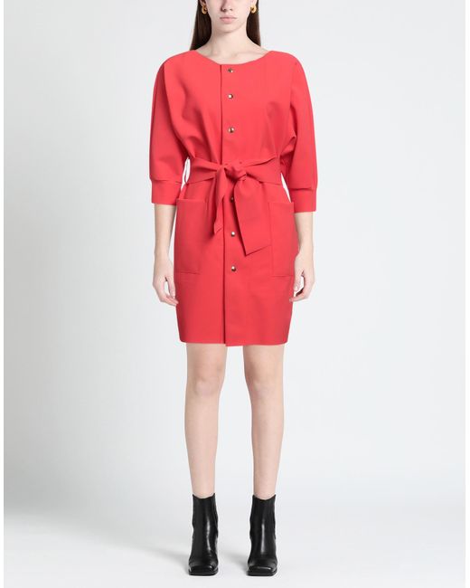 La Petite Robe Di Chiara Boni Red Mini Dress