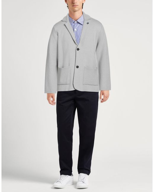 Fred Mello Gray Blazers for men