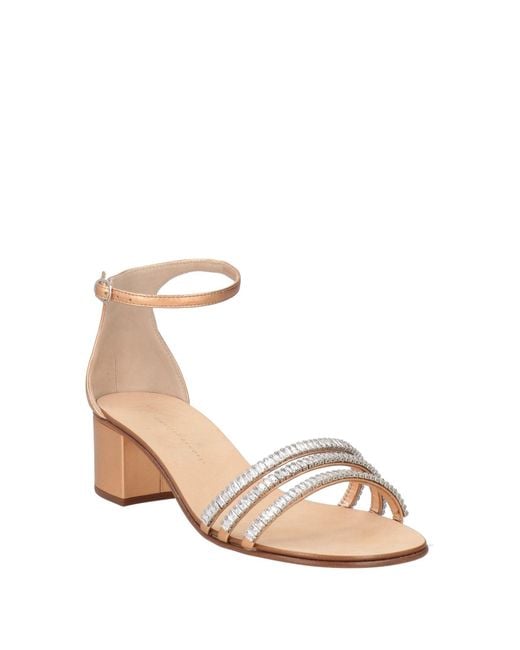 Giuseppe Zanotti Natural Sandals Leather