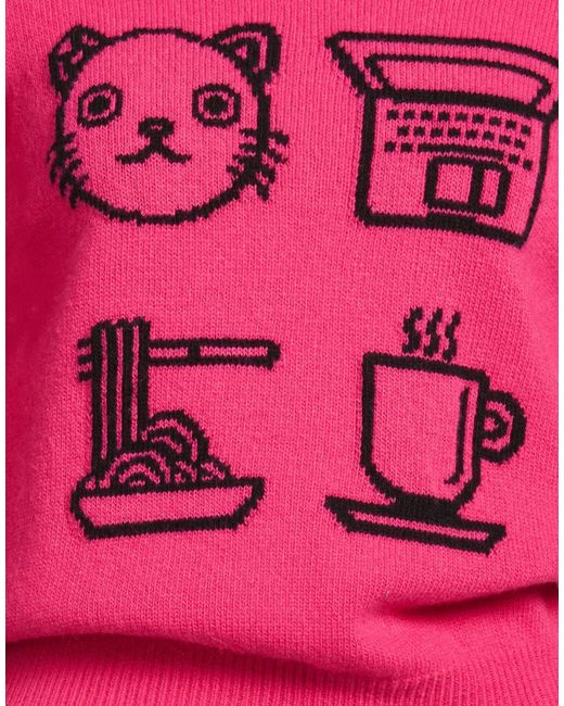 Alberta Ferretti Pink Fuchsia Sweater Virgin Wool, Cashmere