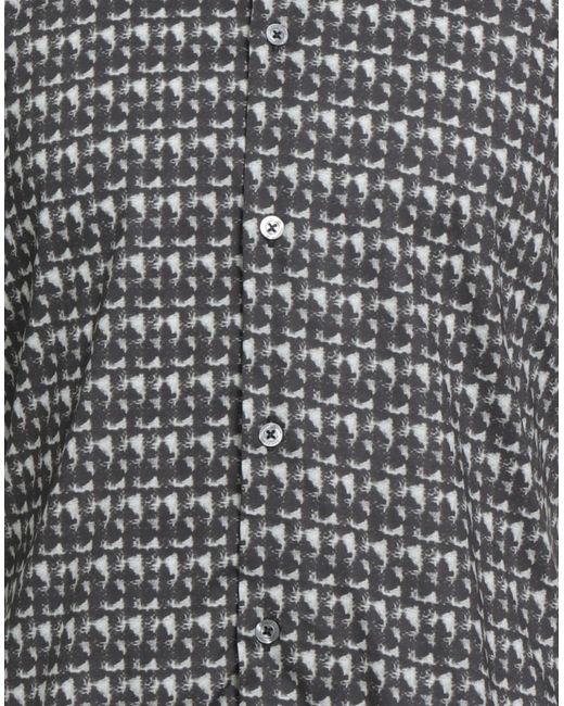 Daniele Alessandrini Gray Shirt Cotton for men