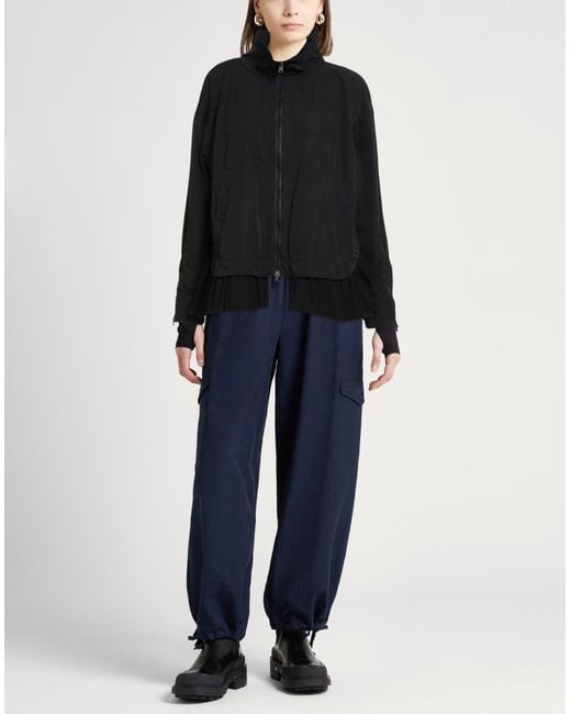 Herno Black Jacket Polyester, Polyamide, Elastane