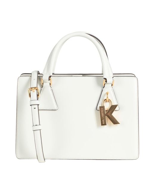 Karl Lagerfeld White Handbag