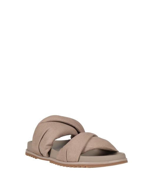 Rick Owens Brown Sandals Leather