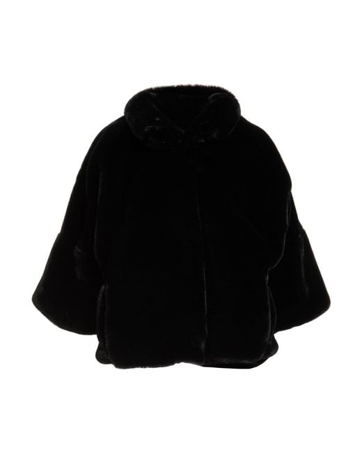 PIA B. CONCEPT Black Shearling & Teddy