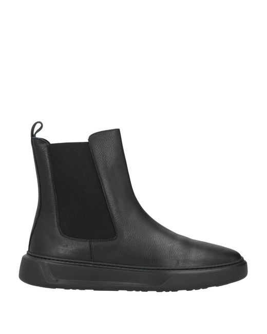 Stokton Black Ankle Boots for men