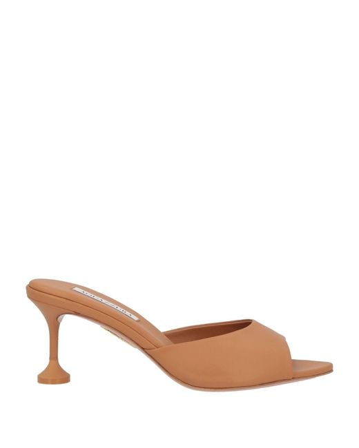 Aquazzura Natural Sandals