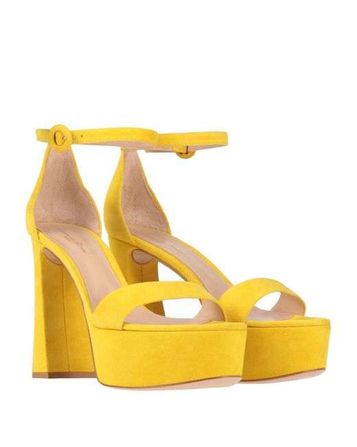Gianvito Rossi Yellow Sandals