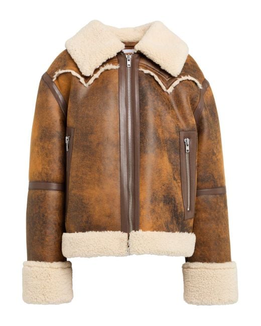 Stand Studio Brown Shearling & Teddy