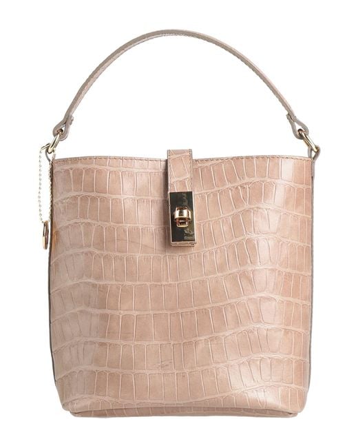 Laura Di Maggio Natural Handbag Calfskin