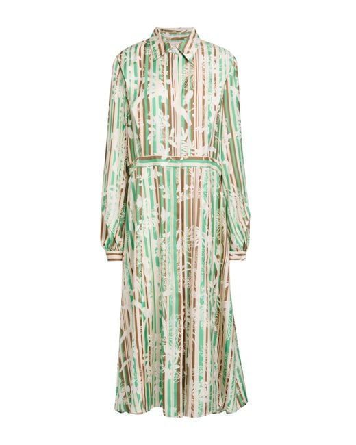 Prabal Gurung Green Midi Dresses