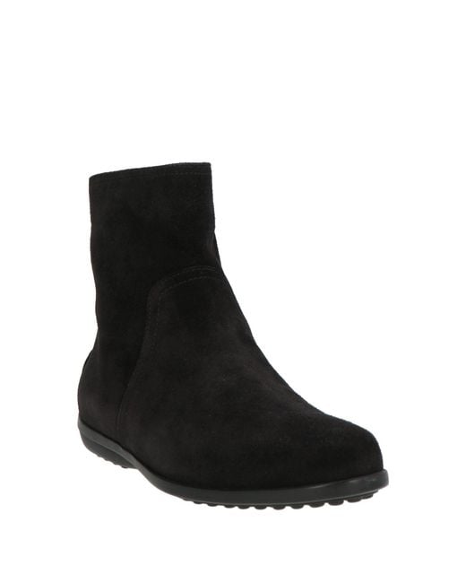 Tod's Black Ankle Boots Leather