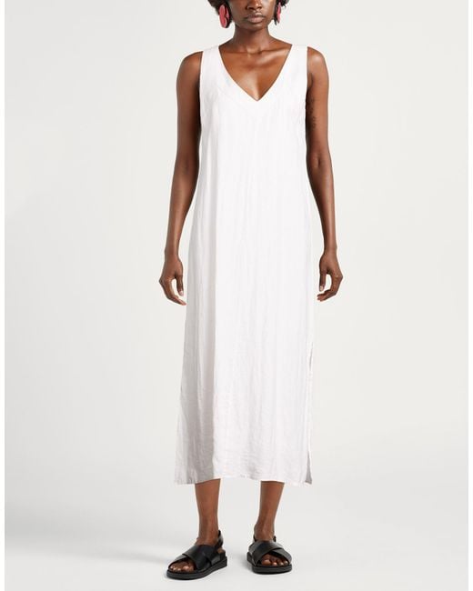 DKNY White Maxi Dress