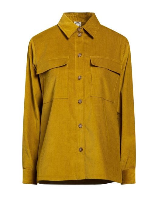 Ines De La Fressange Paris Yellow Shirt Cotton