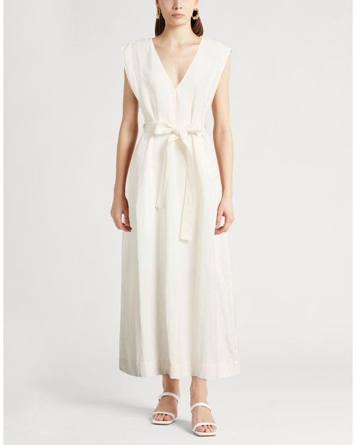 Fabiana Filippi White Maxi Dress