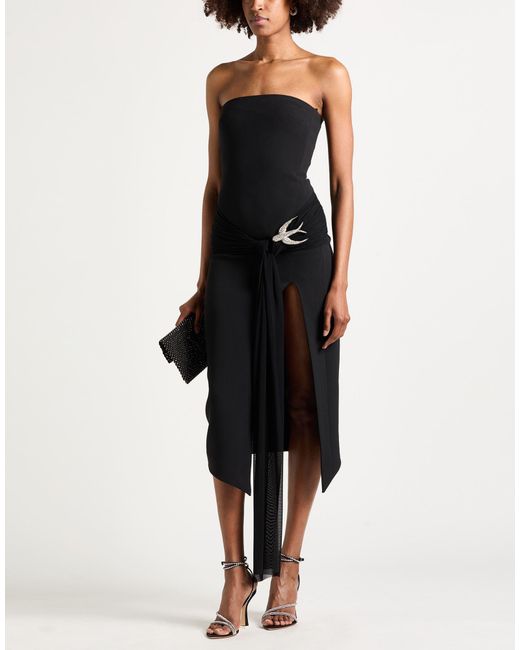 David Koma Black Midi Dresses