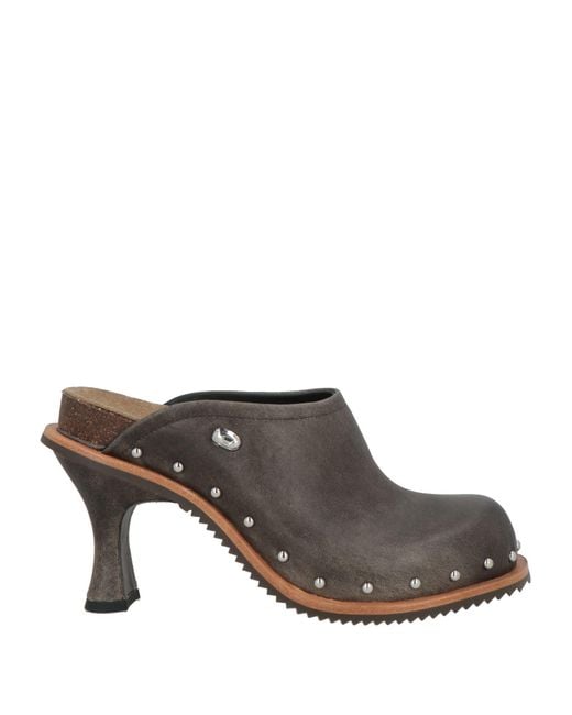 DIESEL Gray Mules & Clogs
