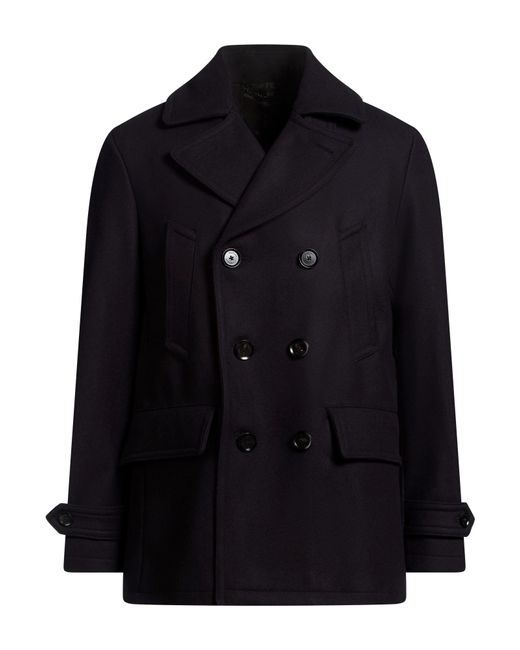 Belstaff Blue Coat Wool, Polyamide, Cashmere for men