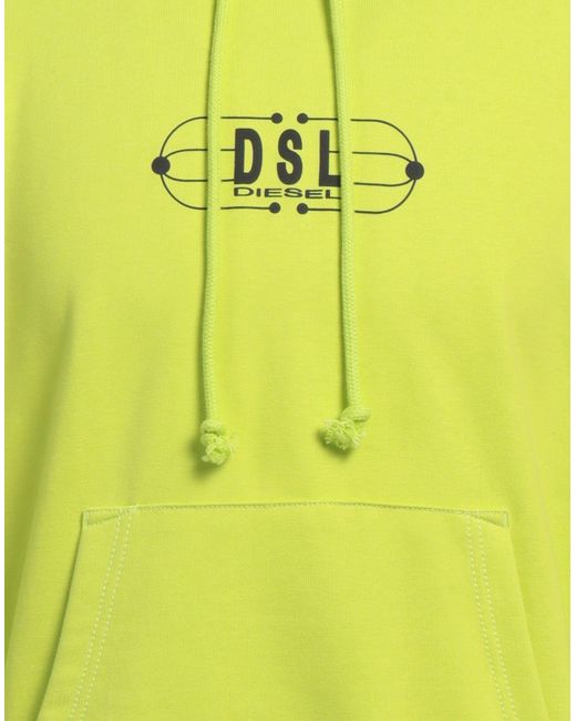 DIESEL Sweatshirt in Yellow für Herren