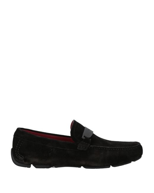 Ferragamo Black Loafers Leather for men