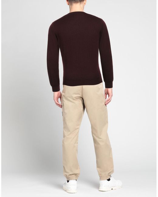 FILIPPO DE LAURENTIIS Brown Sweater for men
