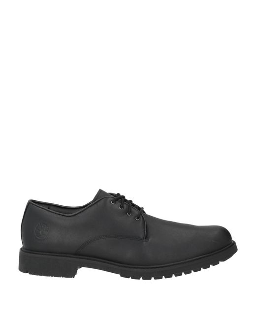 Timberland Black Lace-Up Shoes for men