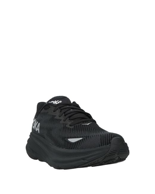 Hoka One One Black W Clifton 9 Gtx Sneakers Textile Fibers, Synthetic Fibers