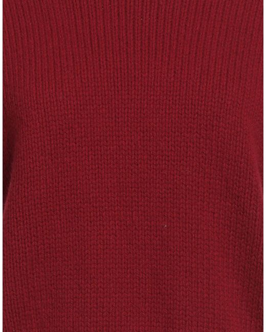 Roberto Collina Red Brick Turtleneck Merino Wool, Cashmere