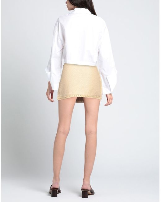 Céline Natural Mini Skirt