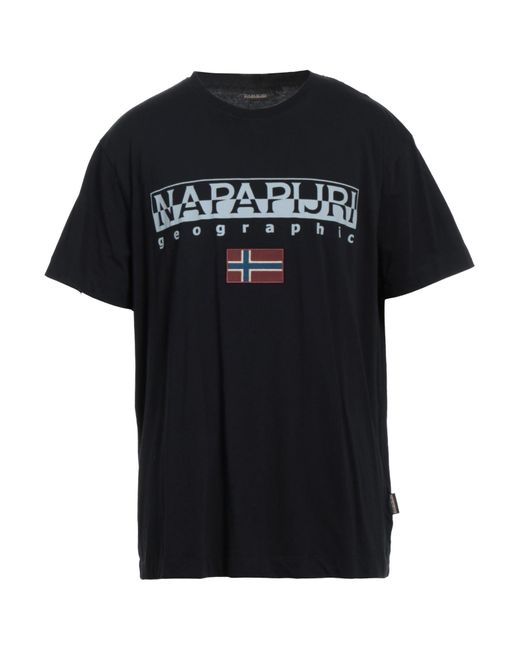 Napapijri Black T-shirt for men