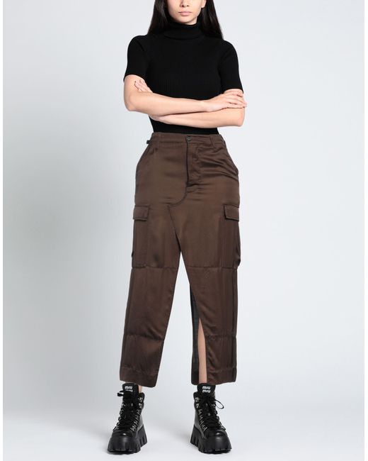 Jupe longue N°21 en coloris Brown