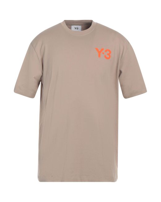 Y-3 Natural T-shirt for men