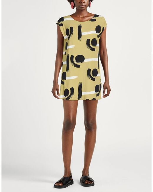 Alpha Studio Yellow Mini Dress